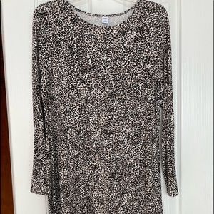 OLD NAVY animal print swing dress. NWOT